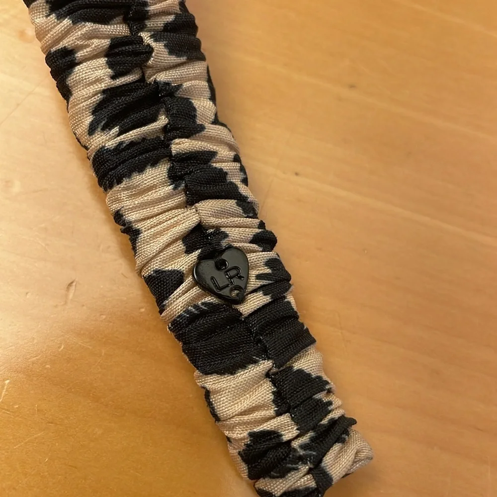 Loeffler Randall Cheetah print Knot Headband